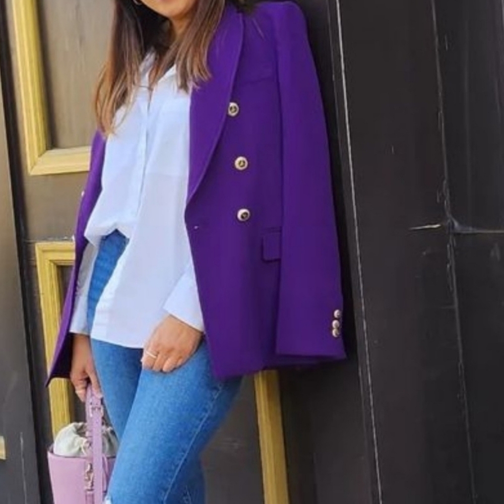 Zara double-breasted jacket size Small